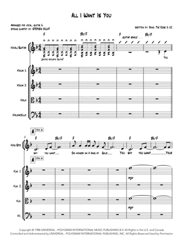 All I Want Is You (arr. Stephen Bulat)