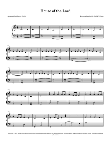 House Of The Lord (arr. Charity Skelly)