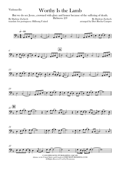 Worthy Is The Lamb (arr. Davi Rocha Campos)