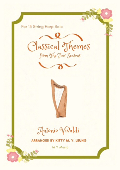 Classical Themes for The Four Seasons - 15 String Harp (arr. Kitty M. Y. Leung)