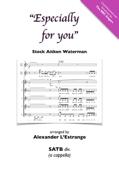 Especially For You (arr. Alexander L'Estrange)