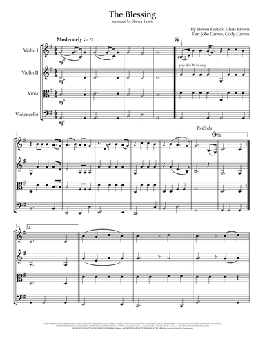 The Blessing (arr. Sherry Lewis)