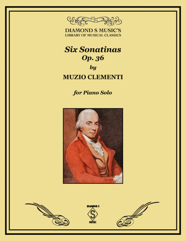 6 Piano Sonatinas, Op. 36 - Clementi - Piano Solo (arr. Clementi)