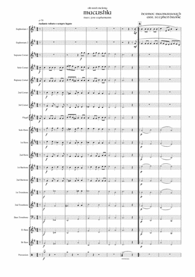 Macushla - Duet for Euphoniums (arr. Stephen Brodie)
