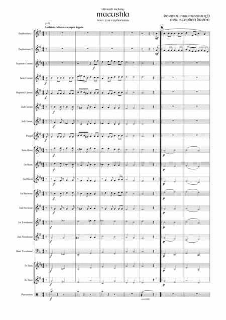 Macushla - Duet for Euphoniums (arr. Stephen Brodie)