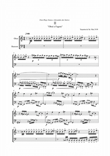 CHALLENGE FOR OBOE AND FAGOTE