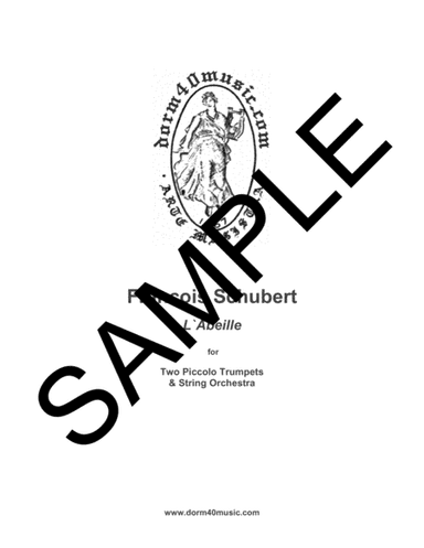 L`Abeille (The Bee) for Two Trumpets and String Orchestra (arr. Dorm 40 Music)