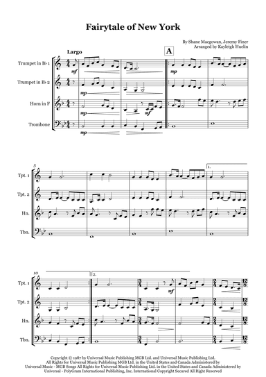 Fairytale Of New York (arr. Kayleigh Huelin)