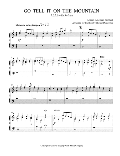 Go Tell It on the Mountain (GO TELL IT ON THE MOUNTAIN) (arr. Richard Giszczak)