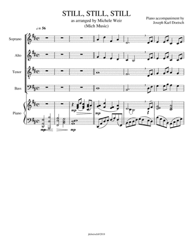 STILL, STILL, STILL (arr. Michael Wier, Joseph Karl Doetsch)