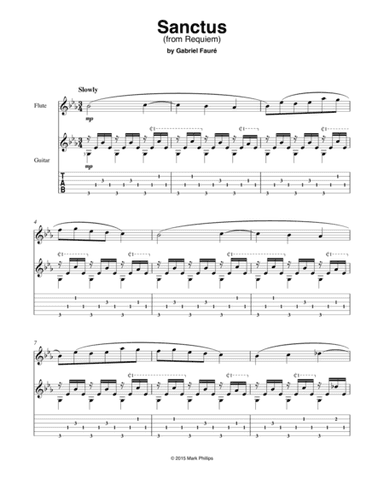 Santus (from Requiem) (arr. Mark Phillips)