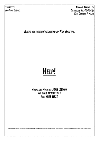 Help! (arr. Mike West)