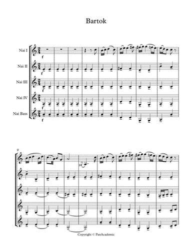 Bela Bartok - Six Romanian Folk Dances (arr. Druta Andrei)