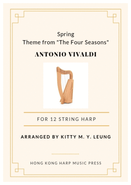 Spring (from The Four Seasons) by Vivaldi - 12 String Small Lap Harp (arr. Kitty M. Y. Leung)