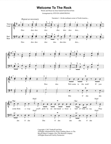 Welcome To The Rock (arr. Steven Armstrong)