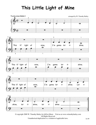 This Little Light Of Mine (arr. W. Timothy Bailey)