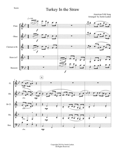 Turkey in the Straw (arr. Justin Laukat)