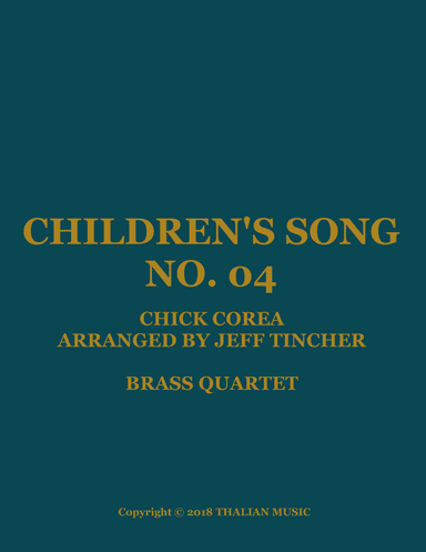 Children's Song No. 4 (arr. Jeff Tincher)