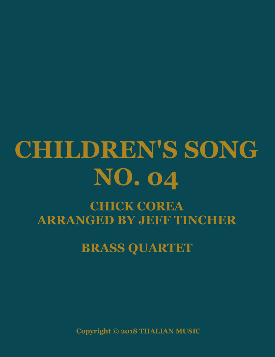 Children's Song No. 4 (arr. Jeff Tincher)