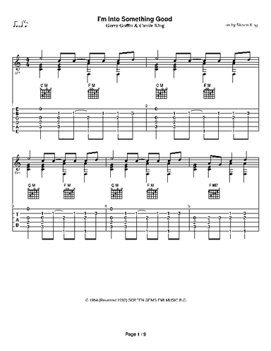 I'm Into Something Good (arr. Steven King)