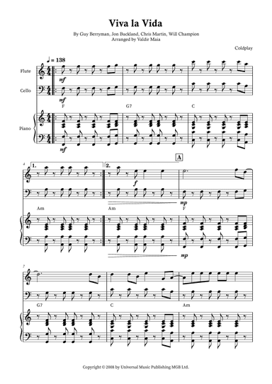 Viva La Vida (arr. Valdir Maia)