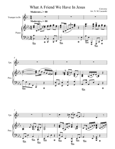 What a Friend We Have In Jesus (arr. Nick Lacanski)