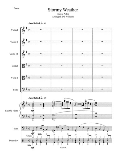 Stormy Weather (arr. DB Williams)