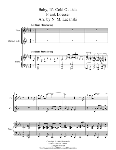 Baby, It's Cold Outside (arr. Nick Lacanski)