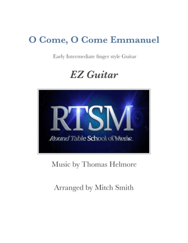 O Come, O Come Emmanuel for EZ fingerstyle guitar (arr. Mitch Smith)