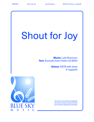 Shout for Joy