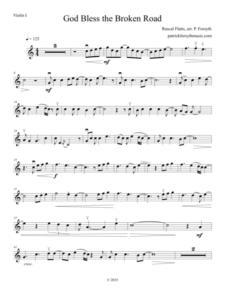 Bless The Broken Road (arr. Patrick Forsyth)