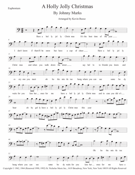 A Holly Jolly Christmas (arr. Kevin Busse)