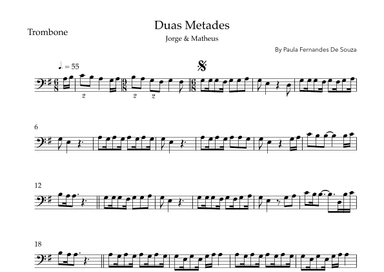Duas Metades (arr. Sales)