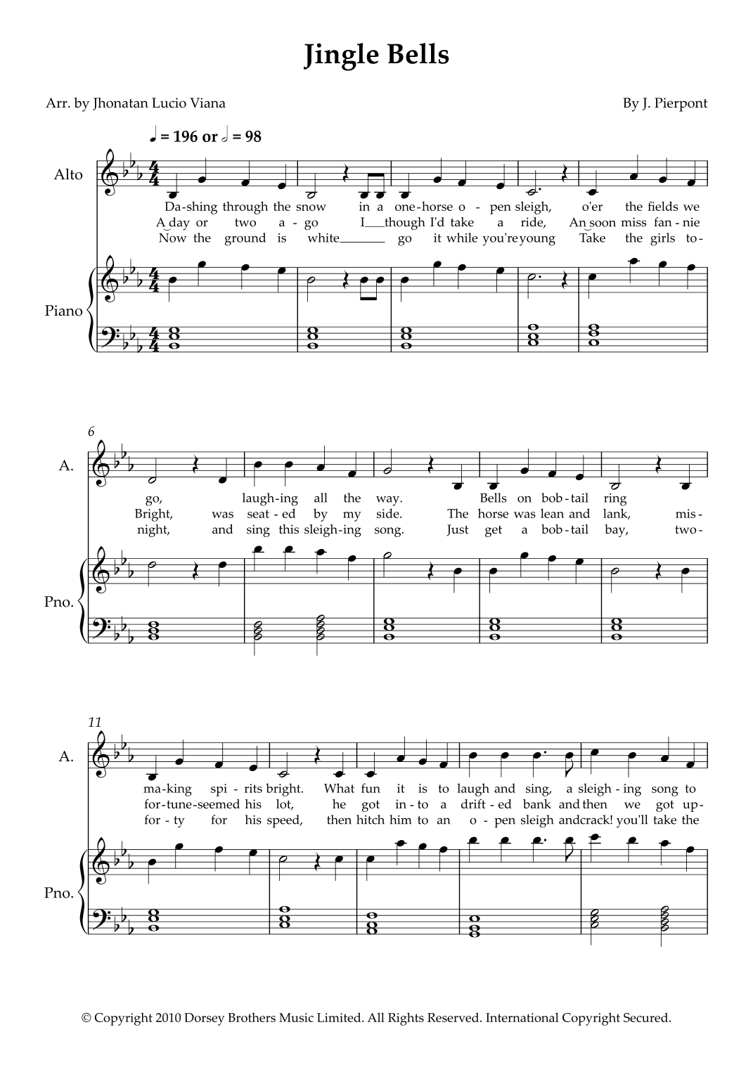 Jingle Bells (arr. Jhonatan Lucio Viana)