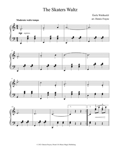 The Skaters Waltz (arr. Dennis Frayne)