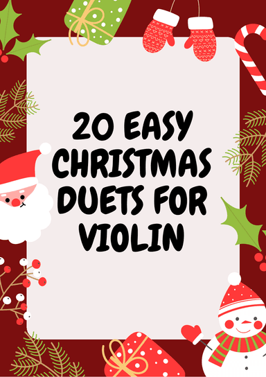 20 Easy Christmas Duets for Violin (arr. Valdir Maia)