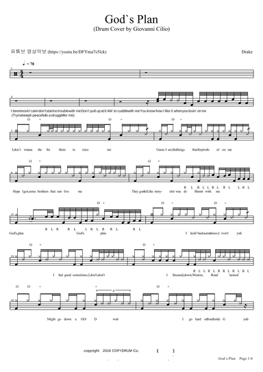 God's Plan (arr. COPYDRUM)