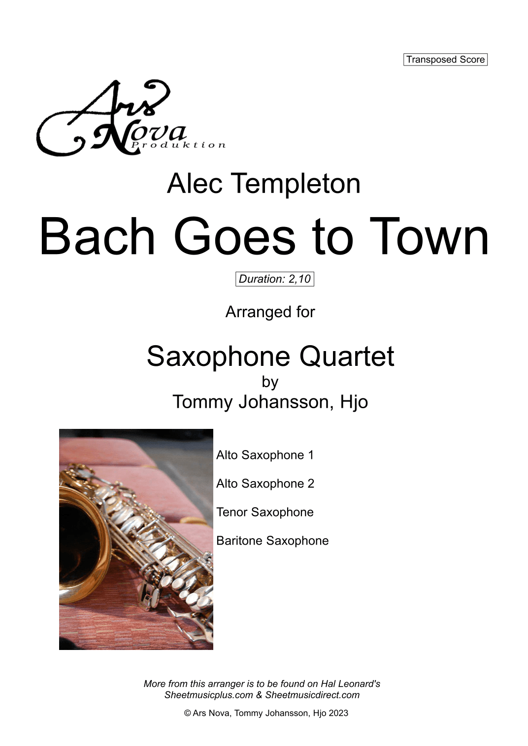 Bach Goes to Town