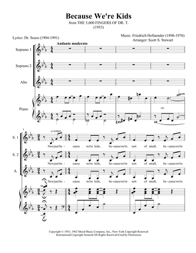 Because We're Kids (arr. Scott S. Stewart)