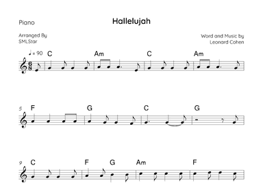 Hallelujah (arr. SMLStar)