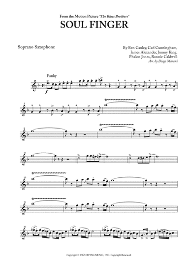 Soul Finger (arr. Diego Marani)