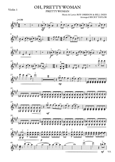 Oh, Pretty Woman (arr. Becky Taylor)