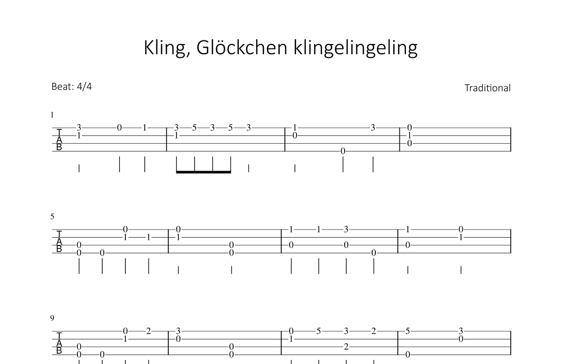 Kling, Glöckchen, klingelingeling (arr. Bettina Schipp)