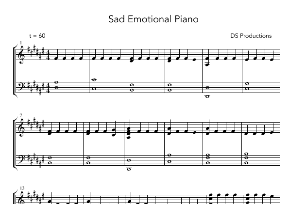 Sad Emotional Piano