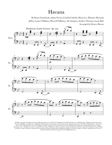 Havana (arr. Denver Brown)