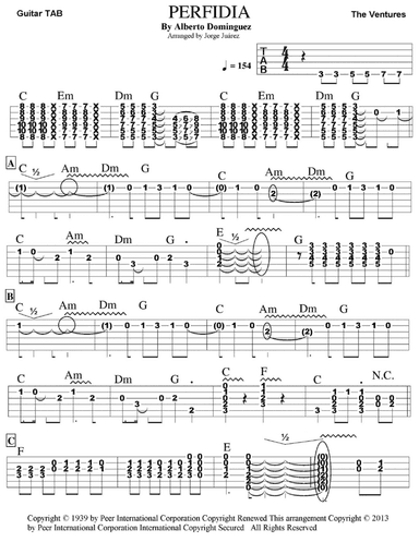 Perfidia (arr. Jorge Juárez)
