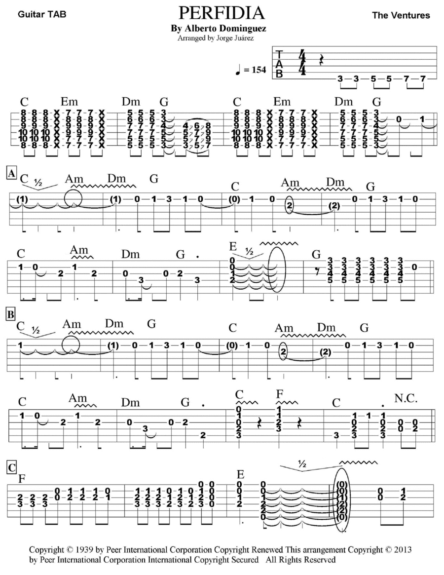 Perfidia (arr. Jorge Juárez)
