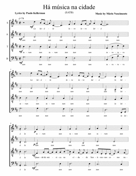 Há música na cidade (SATB a capella)
