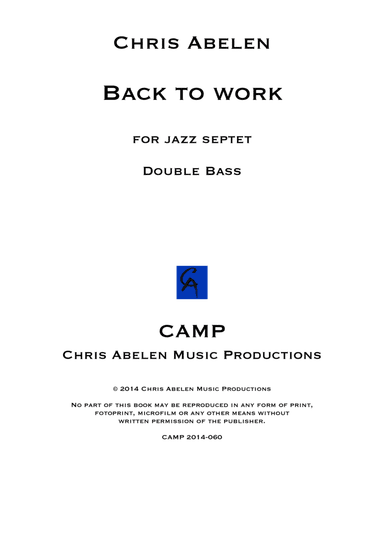 Back to work - double bass