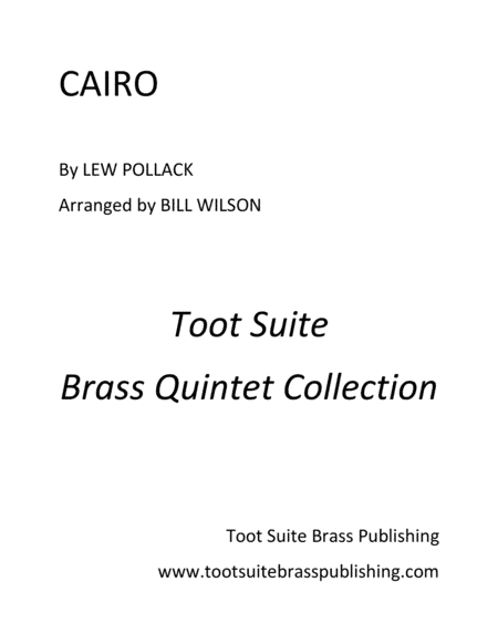 Cairo (arr. Bill Wilson)